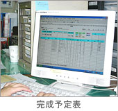完成予定表